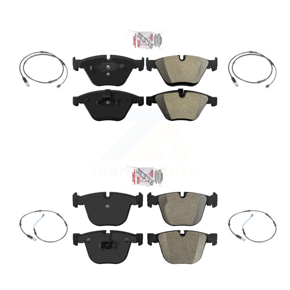 AmeriBRAKES KNW-100292 Disc Brake Pad for 2010 BMW 535i - Front and Rear