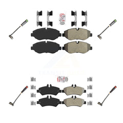 AmeriBRAKES KNW-100296 Disc Brake Pad for 2007-2018 Mercedes-Benz Sprinter 2500, Dodge Sprinter 2500, Freightliner Sprinter 2500 - Front and Rear