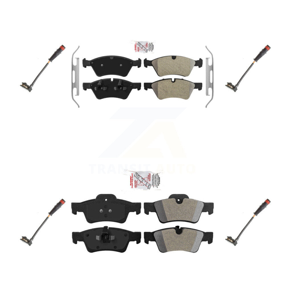 AmeriBRAKES KNW-100300 Disc Brake Pad for 2005-2013 Mercedes-Benz R350, Mercedes-Benz G55 AMG and More - Front and Rear