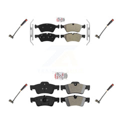 AmeriBRAKES KNW-100300 Disc Brake Pad for 2005-2013 Mercedes-Benz R350, Mercedes-Benz G55 AMG and More - Front and Rear