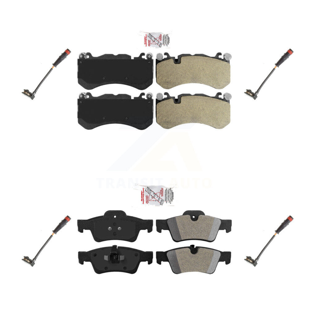 AmeriBRAKES KNW-100302 Disc Brake Pad for 2014 Mercedes-Benz G63 AMG - Front and Rear