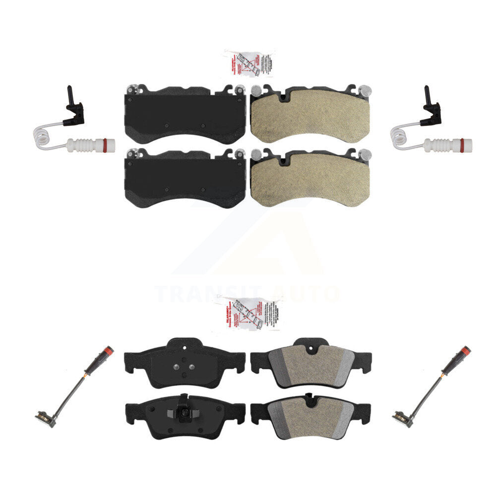 AmeriBRAKES KNW-100303 Disc Brake Pad for 2014 Mercedes-Benz G63 AMG - Front and Rear