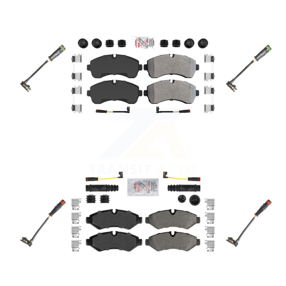 AmeriBRAKES KNW-100305 Disc Brake Pad for 2019-2023 Mercedes-Benz Sprinter 1500, Mercedes-Benz Sprinter 2500 - Front and Rear