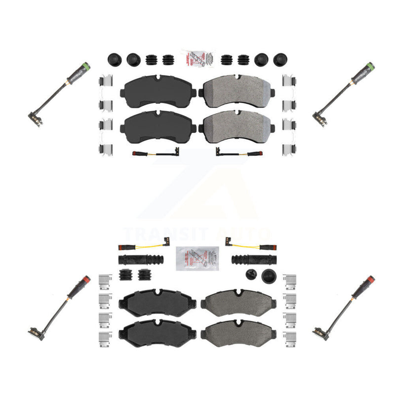 AmeriBRAKES KNW-100305 Disc Brake Pad for 2019-2023 Mercedes-Benz Sprinter 1500, Mercedes-Benz Sprinter 2500 - Front and Rear