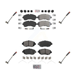 AmeriBRAKES KNW-100306 Disc Brake Pad for 2020-2024 Mercedes-Benz Sprinter 1500, Mercedes-Benz Sprinter 2500 - Front and Rear