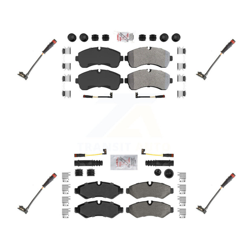 AmeriBRAKES KNW-100307 Disc Brake Pad for 2020-2024 Mercedes-Benz Sprinter 1500, Mercedes-Benz Sprinter 2500 - Front and Rear
