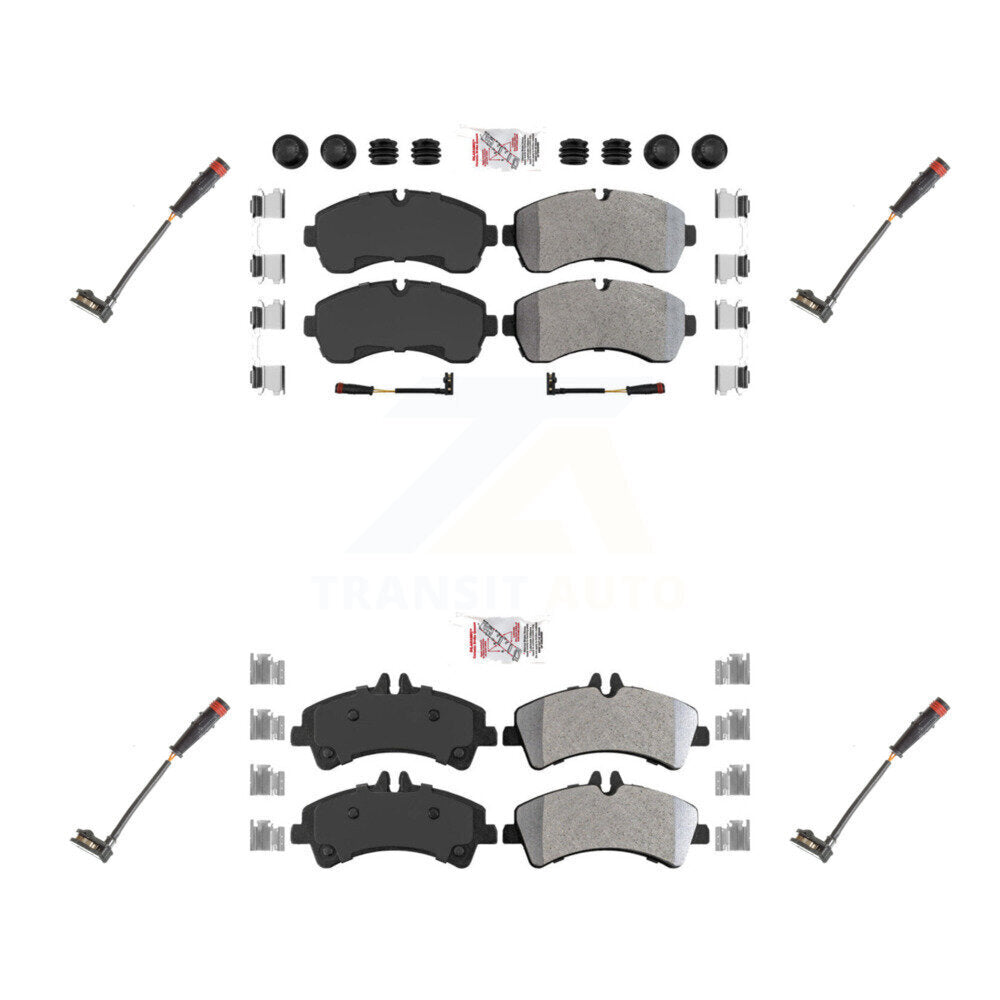 AmeriBRAKES KNW-100308 Disc Brake Pad for 2009 Dodge Sprinter 3500 - Front and Rear