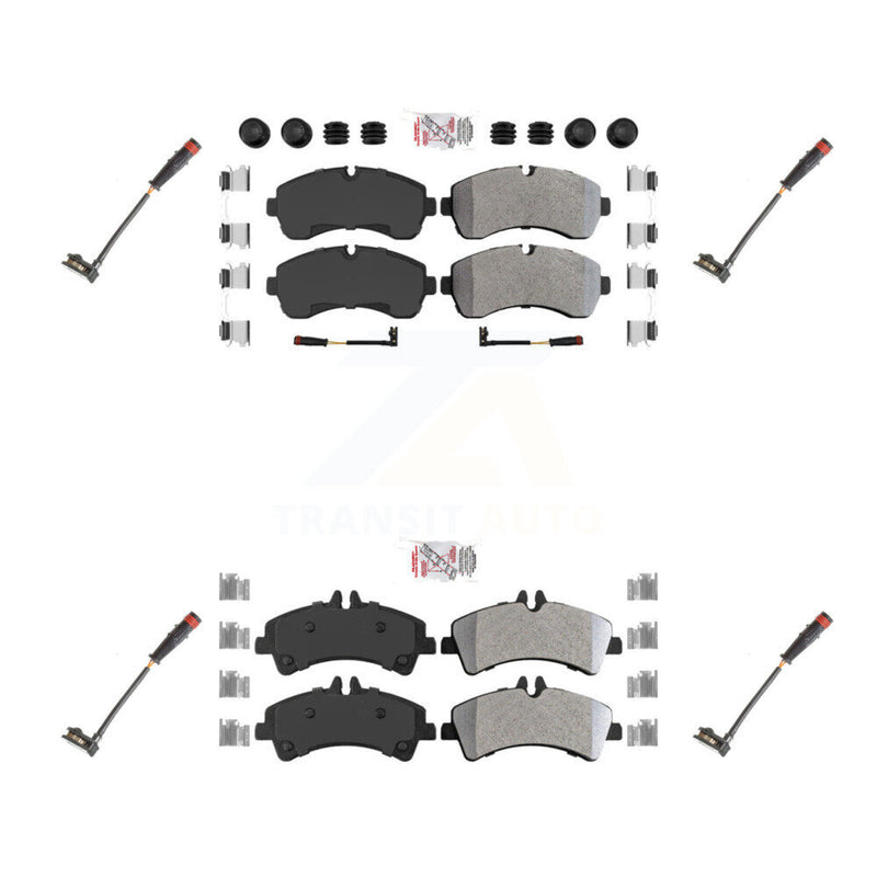 AmeriBRAKES KNW-100308 Disc Brake Pad for 2009 Dodge Sprinter 3500 - Front and Rear