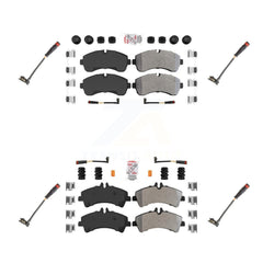 AmeriBRAKES KNW-100310 Disc Brake Pad for 2009 Dodge Sprinter 3500 - Front and Rear