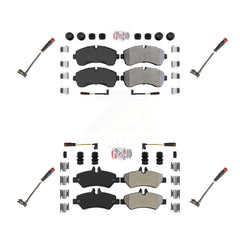 AmeriBRAKES KNW-100311 Disc Brake Pad for 2009 Dodge Sprinter 3500 - Front and Rear
