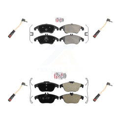 AmeriBRAKES KNW-100316 Disc Brake Pad for 2008-2017 Mercedes-Benz E400, Mercedes-Benz E550 and More - Front and Rear