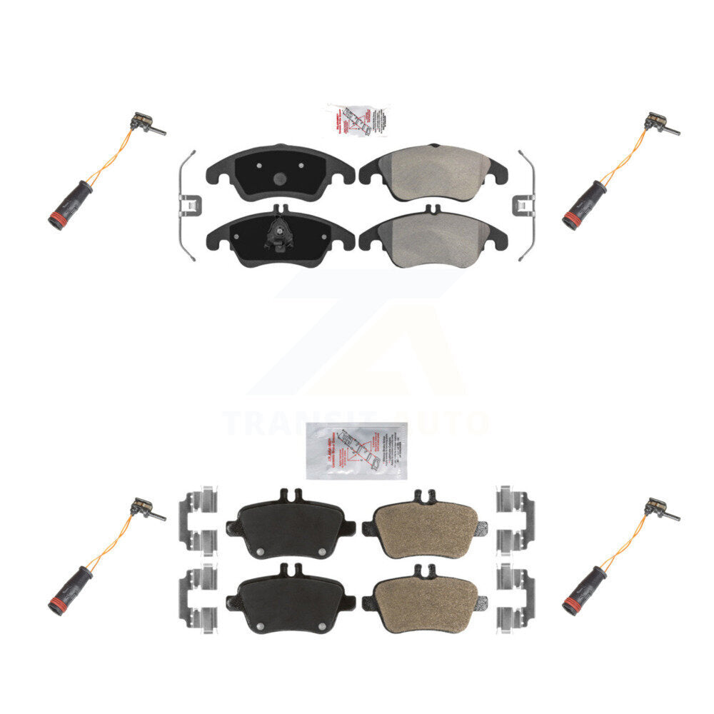 AmeriBRAKES KNW-100320 Disc Brake Pad for 2012-2016 Mercedes-Benz SLK350 - Front and Rear