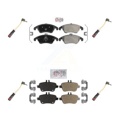 AmeriBRAKES KNW-100320 Disc Brake Pad for 2012-2016 Mercedes-Benz SLK350 - Front and Rear