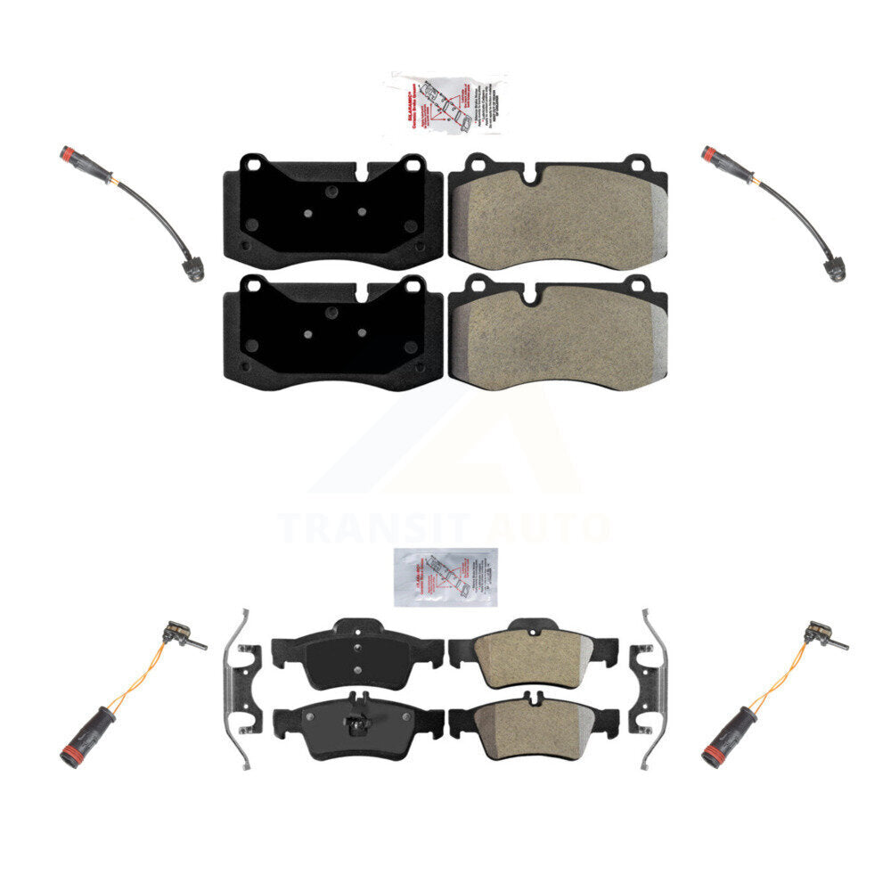 AmeriBRAKES KNW-100323 Disc Brake Pad for 2007-2014 Mercedes-Benz CL600, Mercedes-Benz S550 and More - Front and Rear