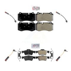 AmeriBRAKES KNW-100323 Disc Brake Pad for 2007-2014 Mercedes-Benz CL600, Mercedes-Benz S550 and More - Front and Rear