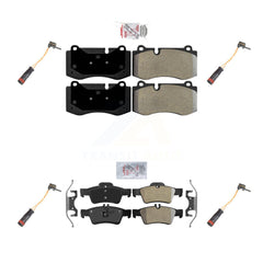AmeriBRAKES KNW-100324 Disc Brake Pad for 2007-2014 Mercedes-Benz CL550, Mercedes-Benz SL550 - Front and Rear