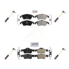 AmeriBRAKES KNW-100325 Disc Brake Pad for 2010-2016 Mercedes-Benz CLS400, Mercedes-Benz E350 and More - Front and Rear