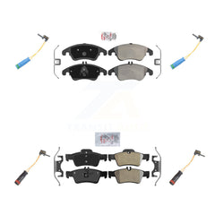 AmeriBRAKES KNW-100328 Disc Brake Pad for 2015-2016 Mercedes-Benz E400 - Front and Rear