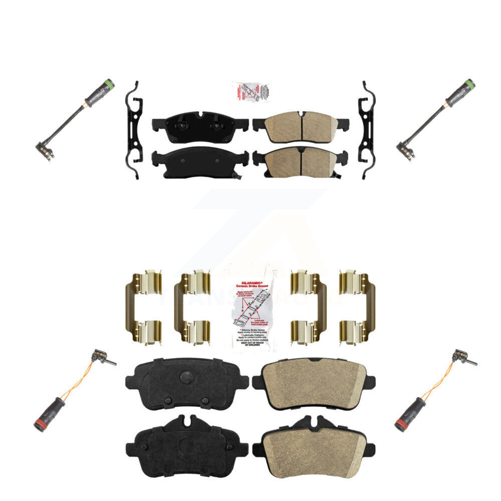 AmeriBRAKES KNW-100329 Disc Brake Pad for 2013-2019 Mercedes-Benz GLE400, Mercedes-Benz GLS450 and More - Front and Rear