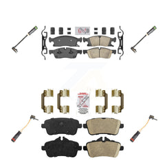 AmeriBRAKES KNW-100330 Disc Brake Pad for 2013-2019 Mercedes-Benz GLE400, Mercedes-Benz GLS450 and More - Front and Rear