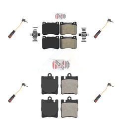 AmeriBRAKES KNW-100333 Disc Brake Pad for 2004-2011 Mercedes-Benz SLK350, Mercedes-Benz C230, Mercedes-Benz C320 - Front and Rear