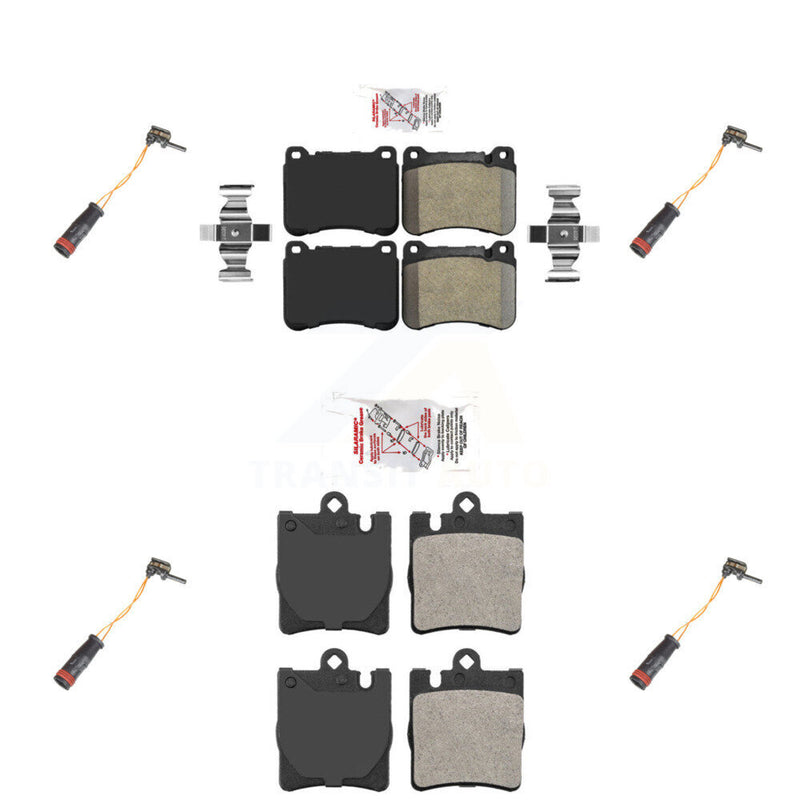 AmeriBRAKES KNW-100333 Disc Brake Pad for 2004-2011 Mercedes-Benz SLK350, Mercedes-Benz C230, Mercedes-Benz C320 - Front and Rear