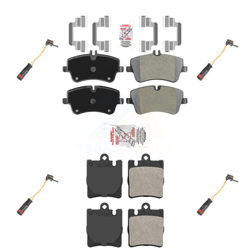 AmeriBRAKES KNW-100334 Disc Brake Pad for 2001-2007 Mercedes-Benz C280, Mercedes-Benz C350 and More - Front and Rear