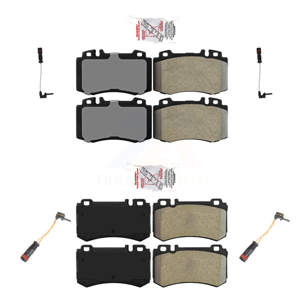 AmeriBRAKES KNW-100337 Disc Brake Pad for 2003-2006 Mercedes-Benz S600 - Front and Rear