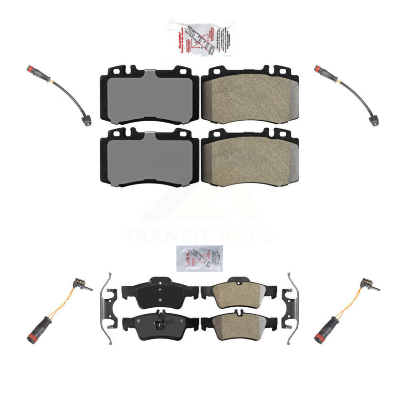 AmeriBRAKES KNW-100338 Disc Brake Pad for 2003-2006 Mercedes-Benz SL500 - Front and Rear