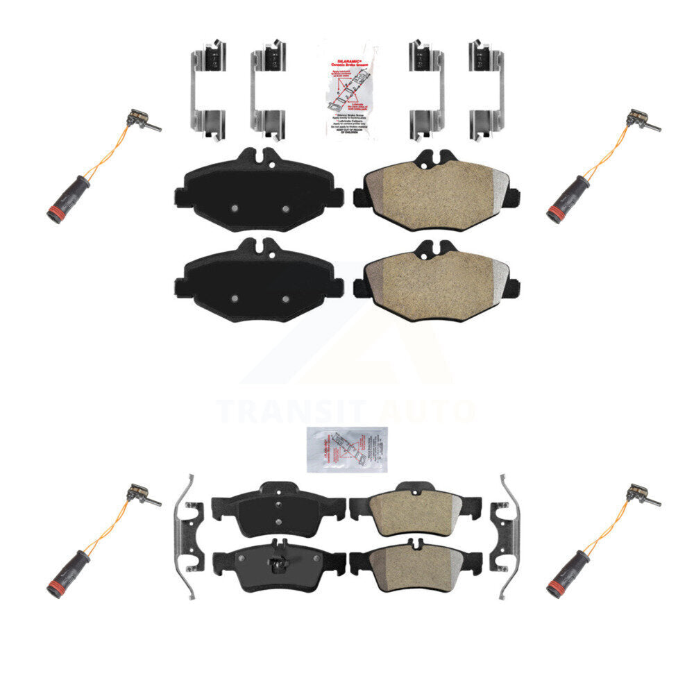 AmeriBRAKES KNW-100340 Disc Brake Pad for 2006-2009 Mercedes-Benz E350 - Front and Rear