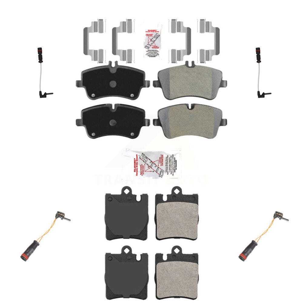 AmeriBRAKES KNW-100345 Disc Brake Pad for 2003 Mercedes-Benz CLK320 - Front and Rear