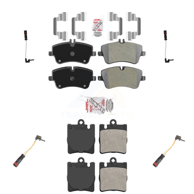AmeriBRAKES KNW-100345 Disc Brake Pad for 2003 Mercedes-Benz CLK320 - Front and Rear
