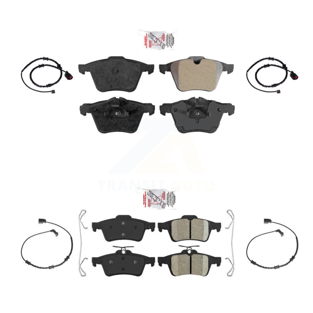 AmeriBRAKES KNW-100353 Disc Brake Pad for 2014-2015 Jaguar XJ - Front and Rear
