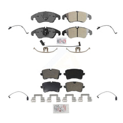 AmeriBRAKES KNW-100367 Disc Brake Pad for 2012-2015 Audi A6 Quattro, Audi A7 Quattro - Front and Rear