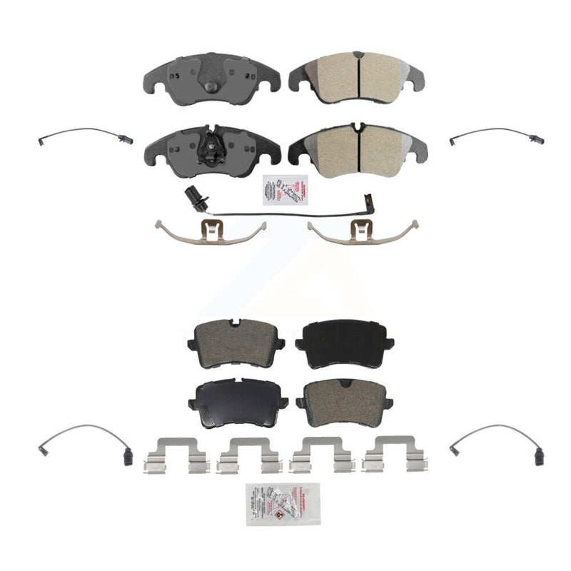 AmeriBRAKES KNW-100368 Disc Brake Pad for 2013-2015 Audi A6 Quattro, Audi A6 - Front and Rear