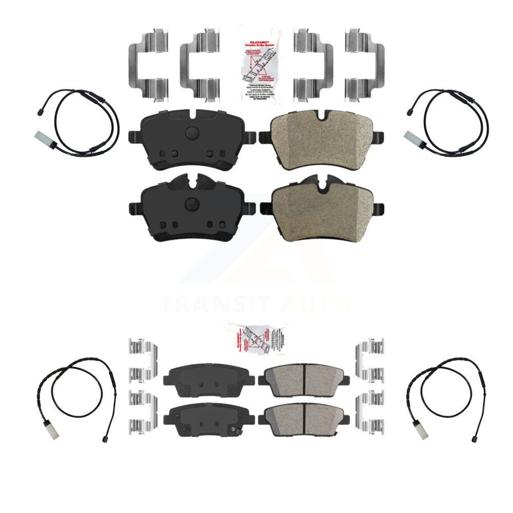 AmeriBRAKES KNW-100378 Disc Brake Pad for 2012-2016 Mini Cooper Paceman, Mini Cooper Countryman - Front and Rear