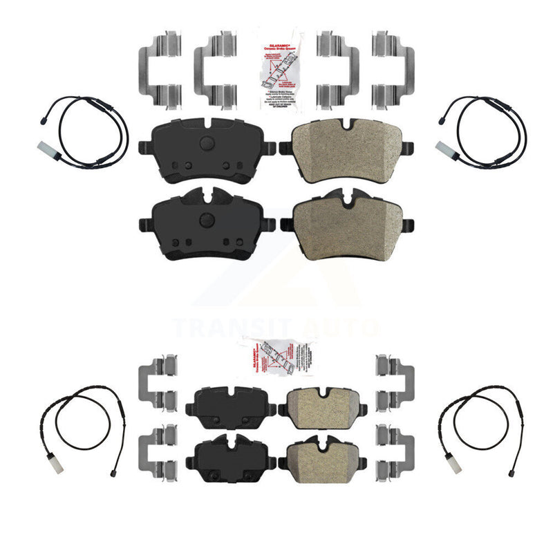 AmeriBRAKES KNW-100379 Disc Brake Pad for 2011-2016 Mini Cooper Paceman, Mini Cooper Countryman - Front and Rear