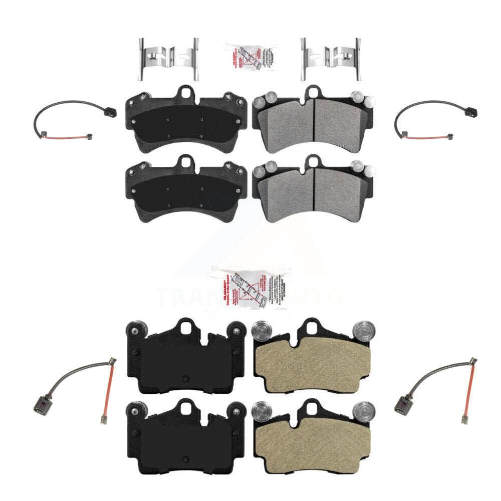 AmeriBRAKES KNW-100380 Disc Brake Pad for 2007-2015 Audi Q7, Porsche Cayenne - Front and Rear