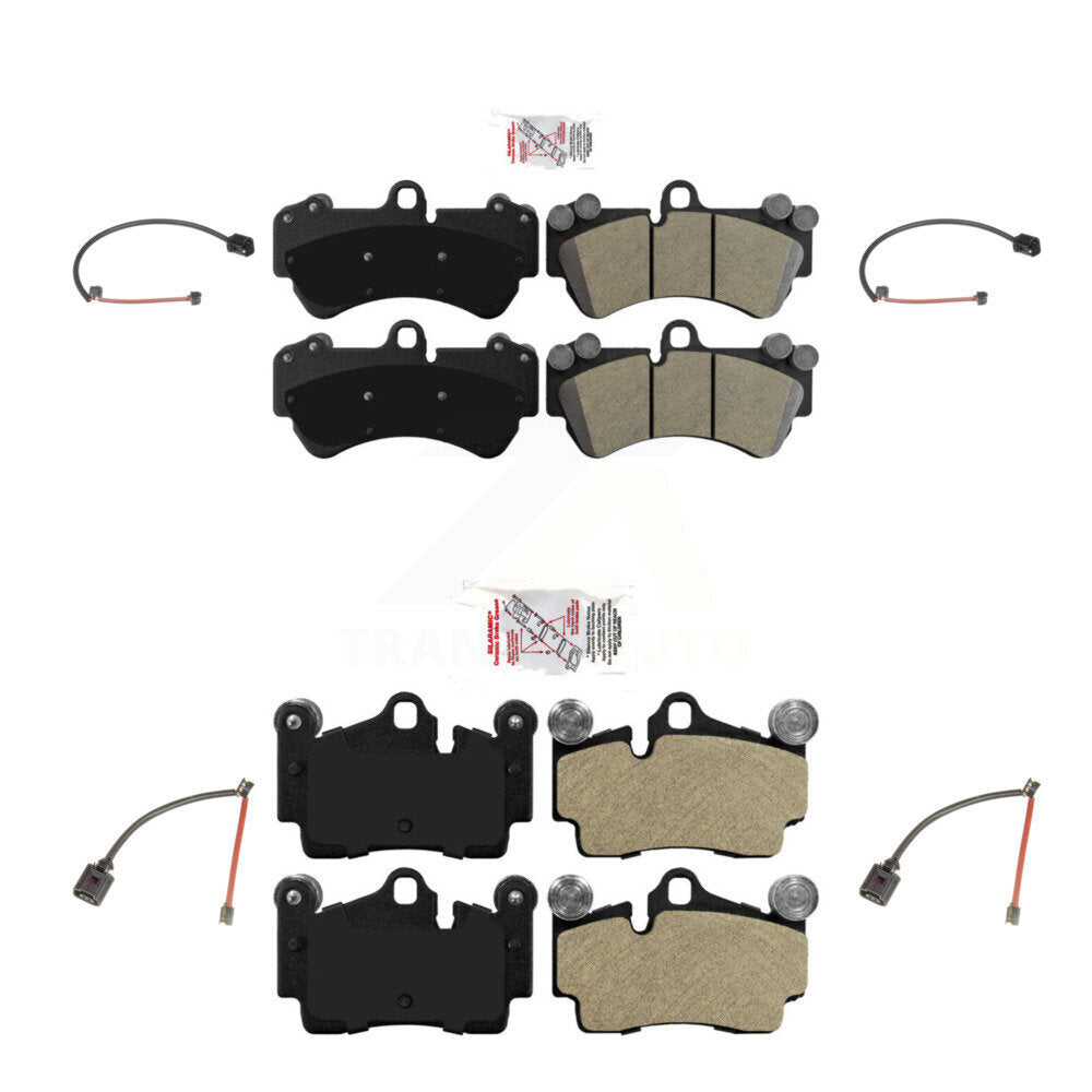 AmeriBRAKES KNW-100381 Disc Brake Pad for 2008-2010 Porsche Cayenne - Front and Rear