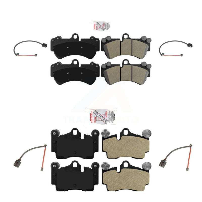 AmeriBRAKES KNW-100381 Disc Brake Pad for 2008-2010 Porsche Cayenne - Front and Rear