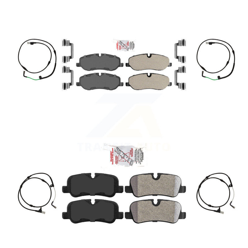 AmeriBRAKES KNW-100384 Disc Brake Pad for 2005-2009 Land Rover LR3 - Front and Rear