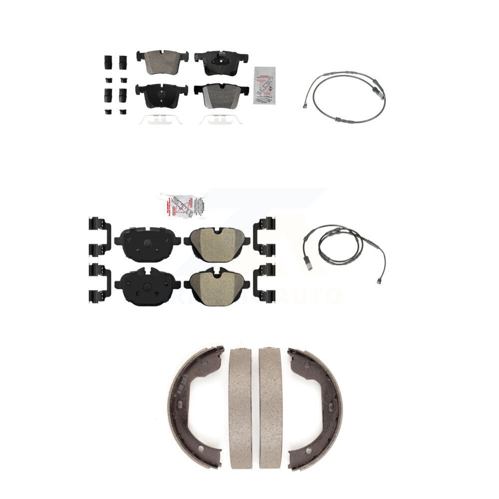 AmeriBRAKES KNW-100392 Disc Brake Pad for 2011 BMW X3 - Front and Rear