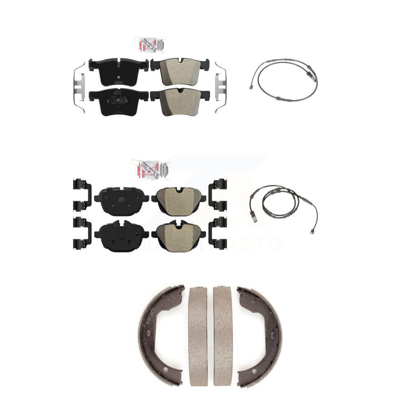 AmeriBRAKES KNW-100393 Disc Brake Pad for 2011 BMW X3 - Front and Rear