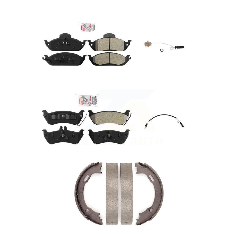 AmeriBRAKES KNW-100394 Disc Brake Pad for 1998-2005 Mercedes-Benz ML320, Mercedes-Benz ML350, Mercedes-Benz ML430 - Front and Rear