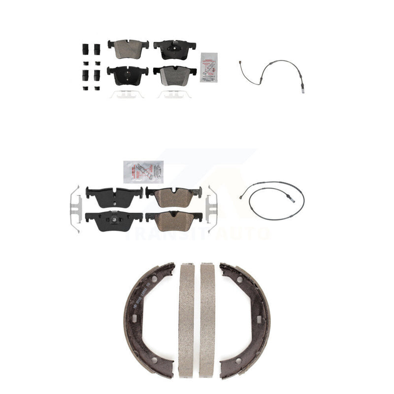 AmeriBRAKES KNW-100424 Disc Brake Pad for 2013-2018 BMW 328d xDrive, BMW 320i xDrive - Front and Rear