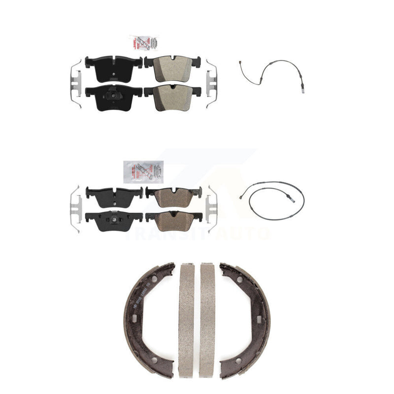 AmeriBRAKES KNW-100425 Disc Brake Pad for 2013-2018 BMW 328d xDrive, BMW 320i xDrive - Front and Rear