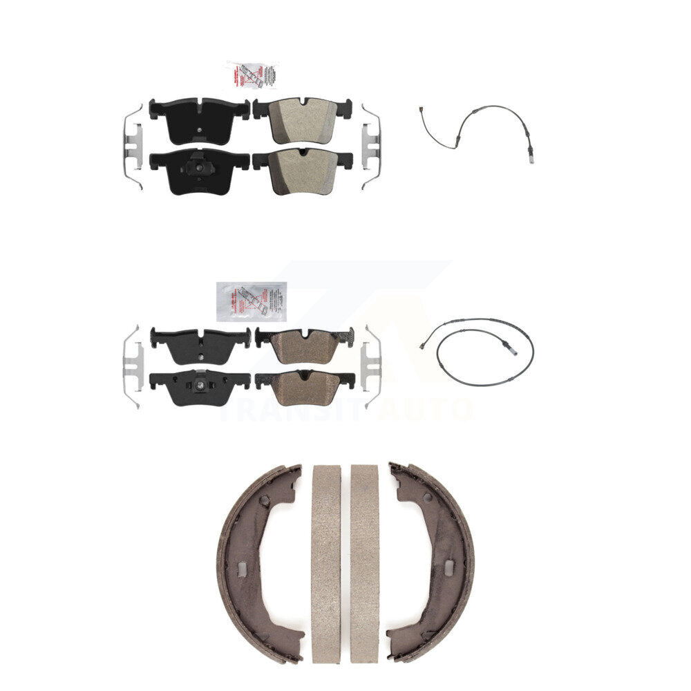AmeriBRAKES KNW-100427 Disc Brake Pad for 2012-2018 BMW 328d, BMW 320i xDrive, BMW 320i - Front and Rear