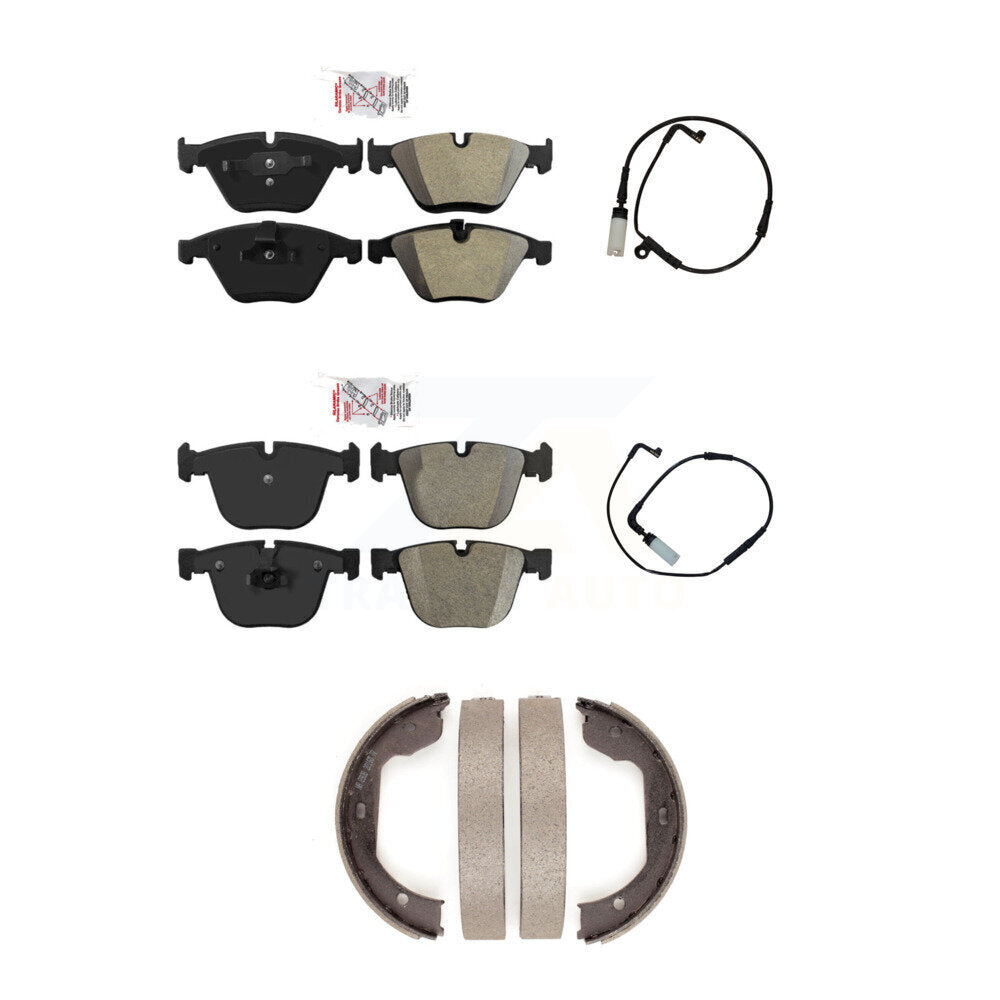 AmeriBRAKES KNW-100440 Disc Brake Pad for 2004-2010 BMW 550i, BMW 645Ci, BMW 545i - Front and Rear