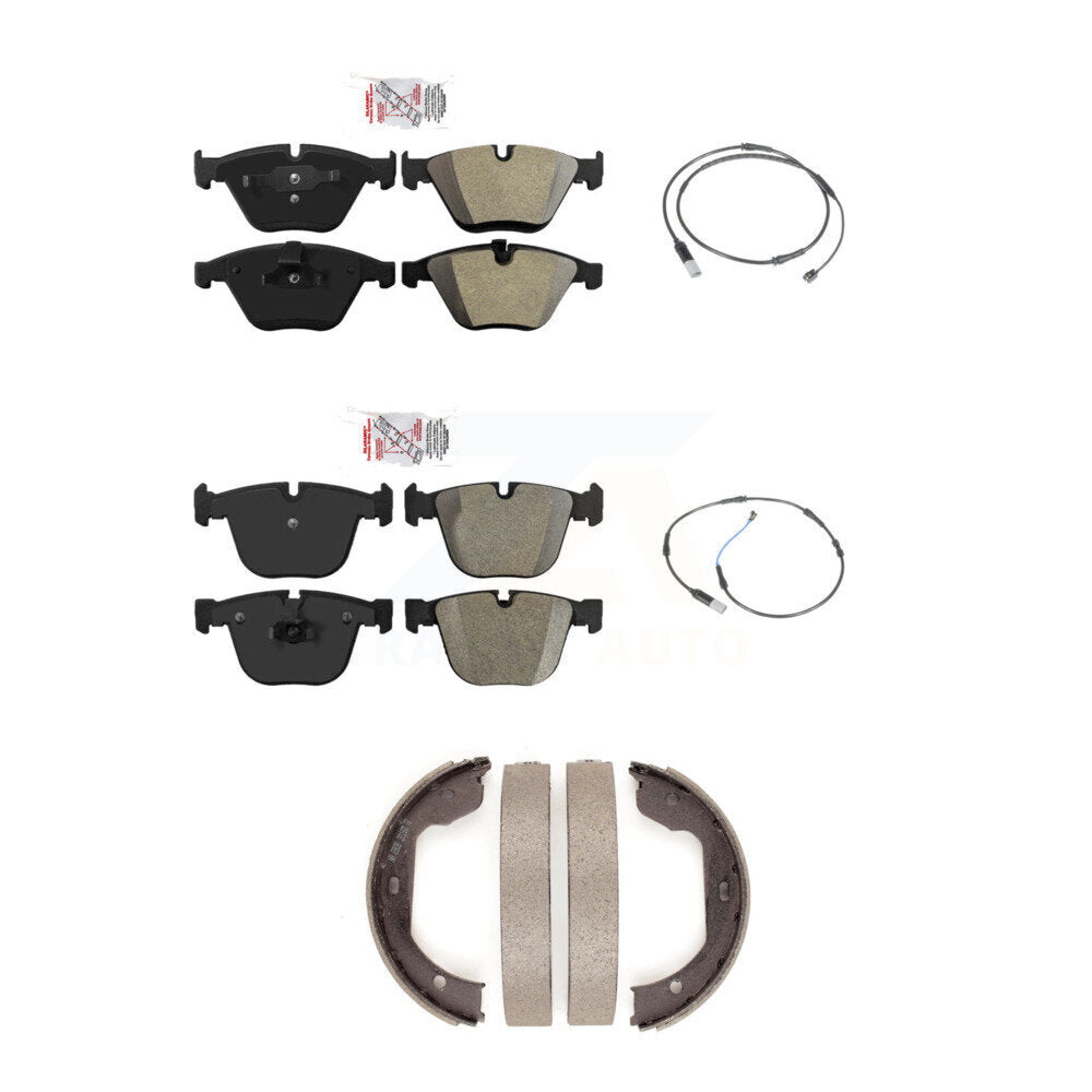 AmeriBRAKES KNW-100442 Disc Brake Pad for 2010 BMW 535i - Front and Rear