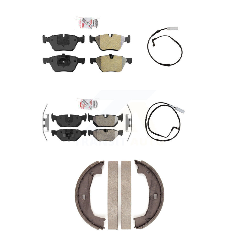 AmeriBRAKES KNW-100449 Disc Brake Pad for 2006-2010 BMW 128i, BMW 328i and More - Front and Rear
